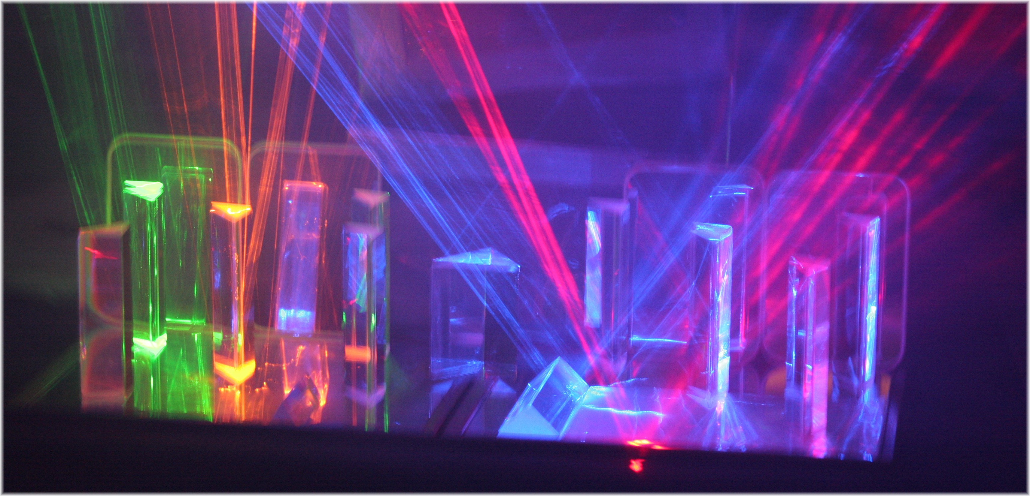Multiple Lasers and Prisims!